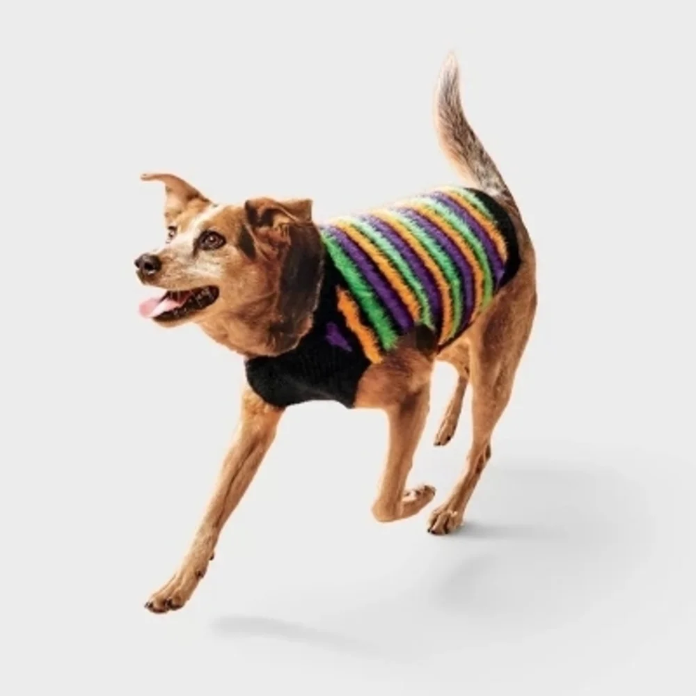 Target Multicolor Striped Pet Sweater
